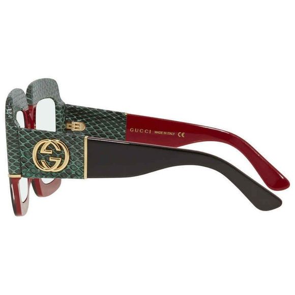NEW Gucci Green Square Women\'s Sunglasses